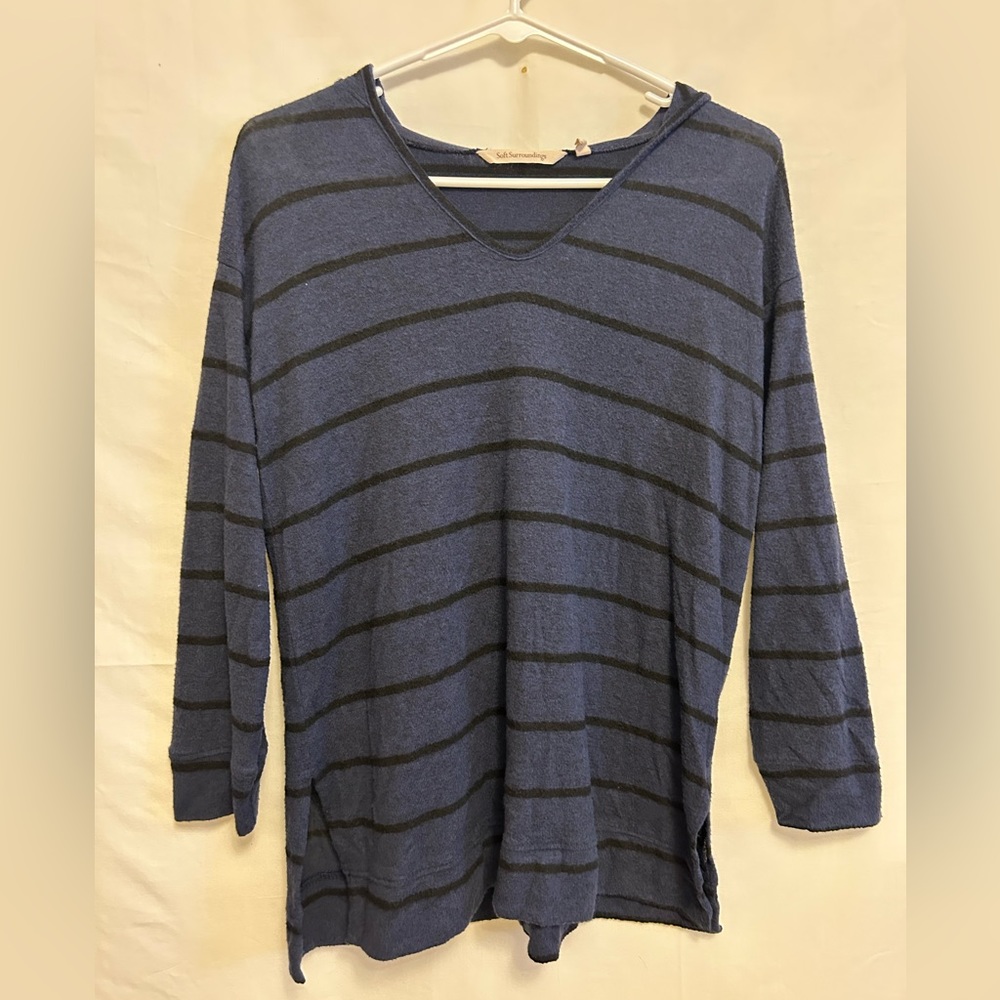 Soft Surroundings Downtown Hooded Sweater Size Petite Medium